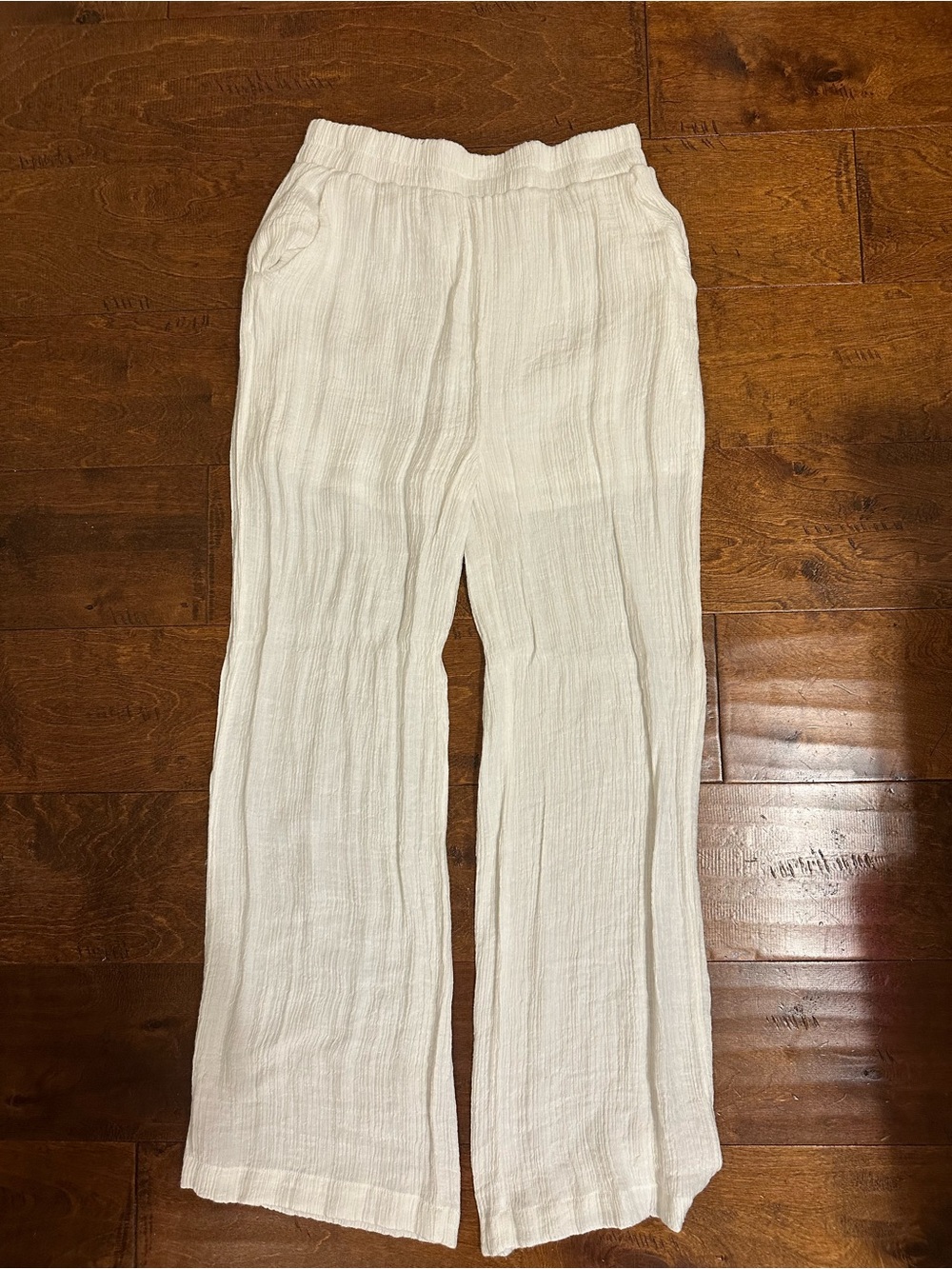Blu Pepper White Lightweight Swim Coverup Pants